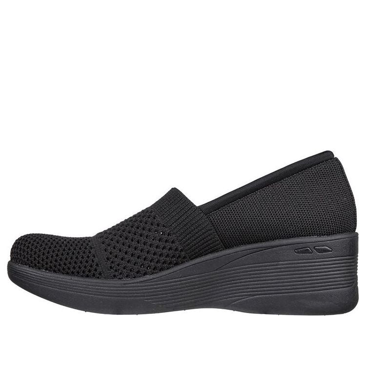 (WMNS) Skechers Pier-Lite 'Wow Factor - Pure Black' 158410-BBK