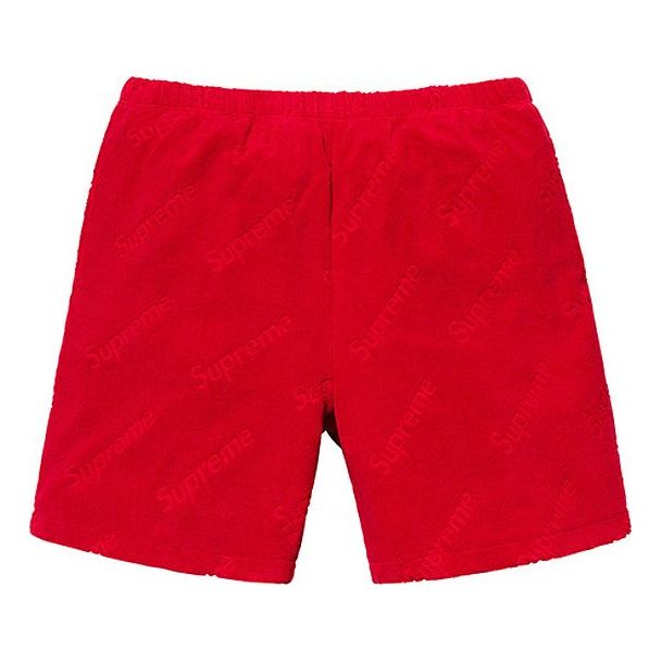 Supreme SS19 Terry Jacquard Logo Short logo SUP-SS19-10450