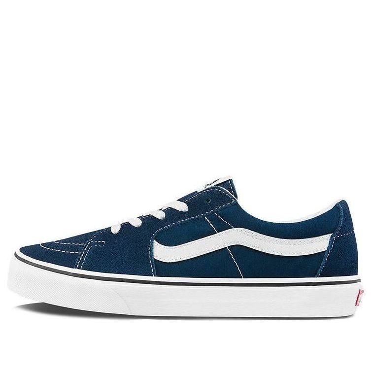 Vans SK8-Low Breathable Lightweight Wear-resistant Low Tops Casual Skateboarding Shoes Unisex Blue VN0A4UUK4M0