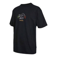 Converse Pushing Along T-Shirt Asia Sizing 'Black' 10023267-A02