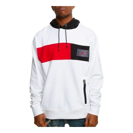 Air Jordan Air 11 Legacy logo Printing Pullover White CU1508-100
