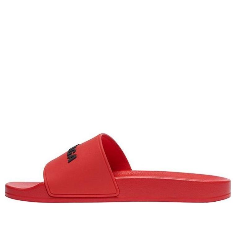 Balenciaga Pool Slides 'Red Black' 565826W1S806561