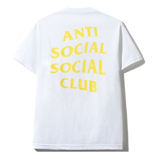 ANTI SOCIAL SOCIAL CLUB Multi-Color Gradient Short Sleeve Unisex White ASST352