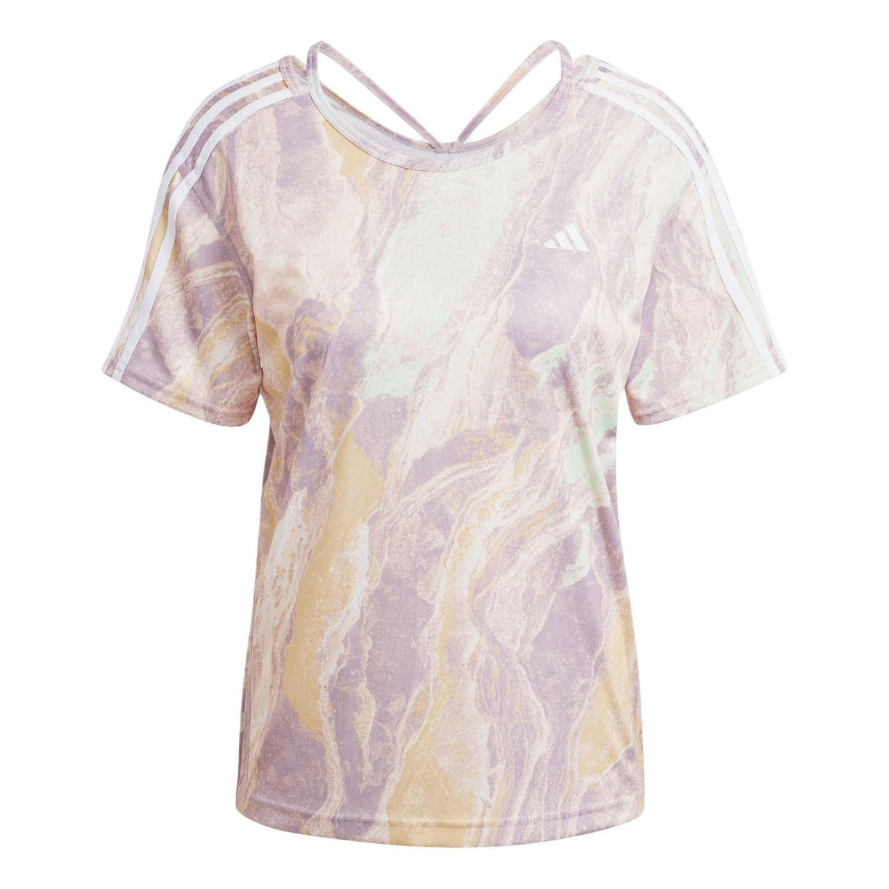 (WMNS) adidas Move for the Planet AirChill T-shirt Asia Sizing 'Pink Multi' IN2979