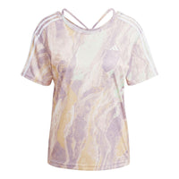 (WMNS) adidas Move for the Planet AirChill T-shirt Asia Sizing 'Pink Multi' IN2979