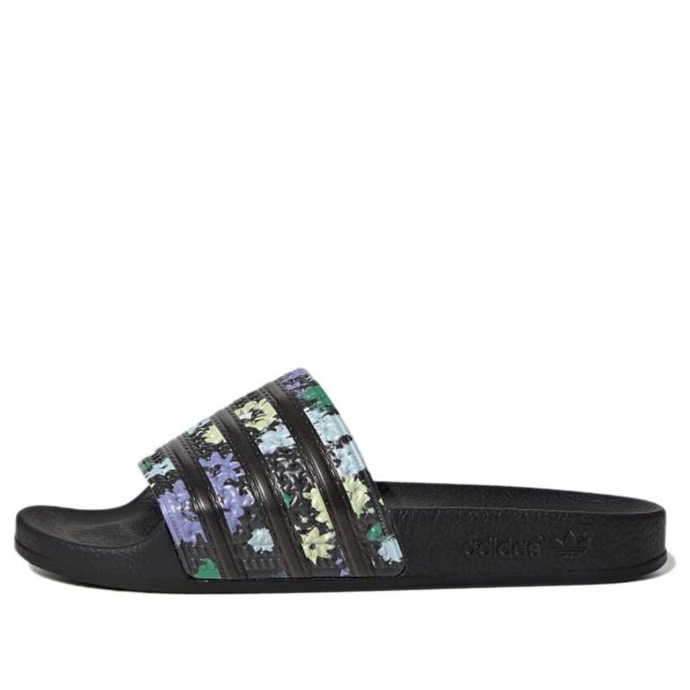 (WMNS) adidas Adilette Slide 'Black Floral' H00141