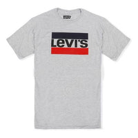 Men's Levis Alphabet Logo Short Sleeve Gray 3LSP2928GY