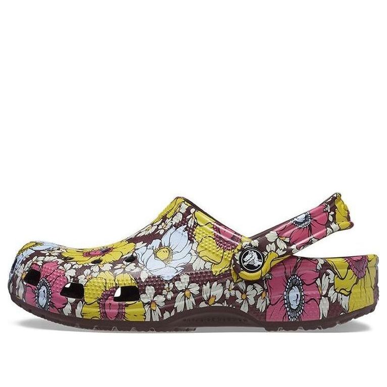 Crocs Classic Retro Floral Clogs 'Yellow Pink' 208954-6WF