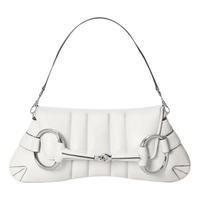 (WMNS) Gucci Horsebit Chain Small Shoulder Bag 'Great White' 764339-AACU1-9014