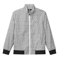 FILA Full Print Geometry Printing Sports Jacket White F11M031704F-WT