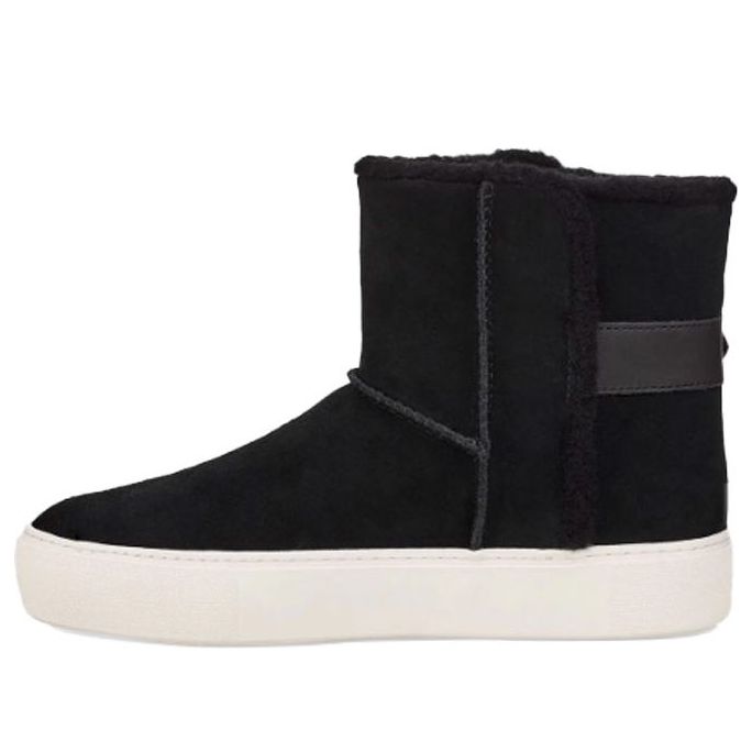 (WMNS) UGG Aika Suede Snow Boots Black 1104069-BLK