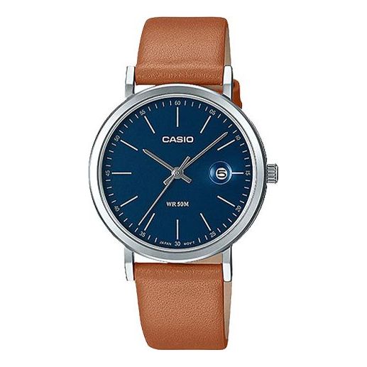 CASIO Female DRESS Japan / South Korea Fashion Blue Analog LTP-E175L-2EV