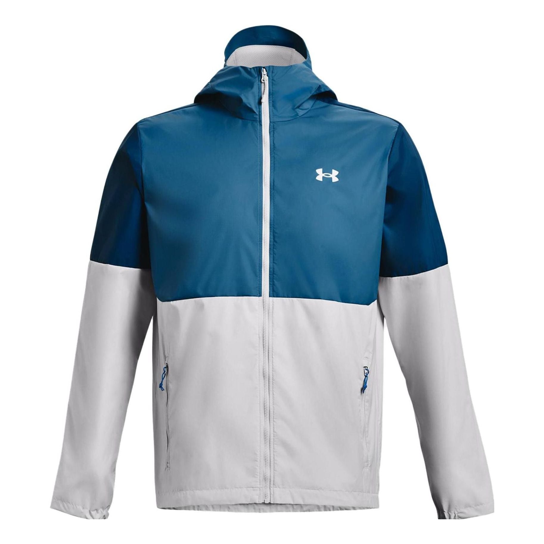 Under Armour Colorblocked Woven Full-Zip Jacket 'Blue White' 1381766-014