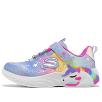 (GS) Skechers S Lights 'Unicorn Dreams - Light Blue Multicolor' 302311-LBLMT