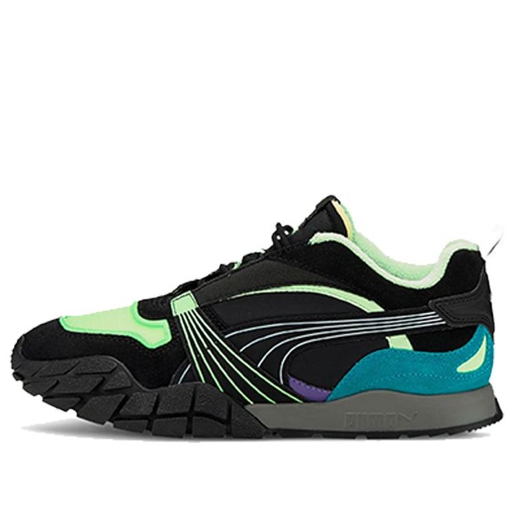(WMNS) PUMA Kyron Bonfires 'Black Elektro Green' 373916-03