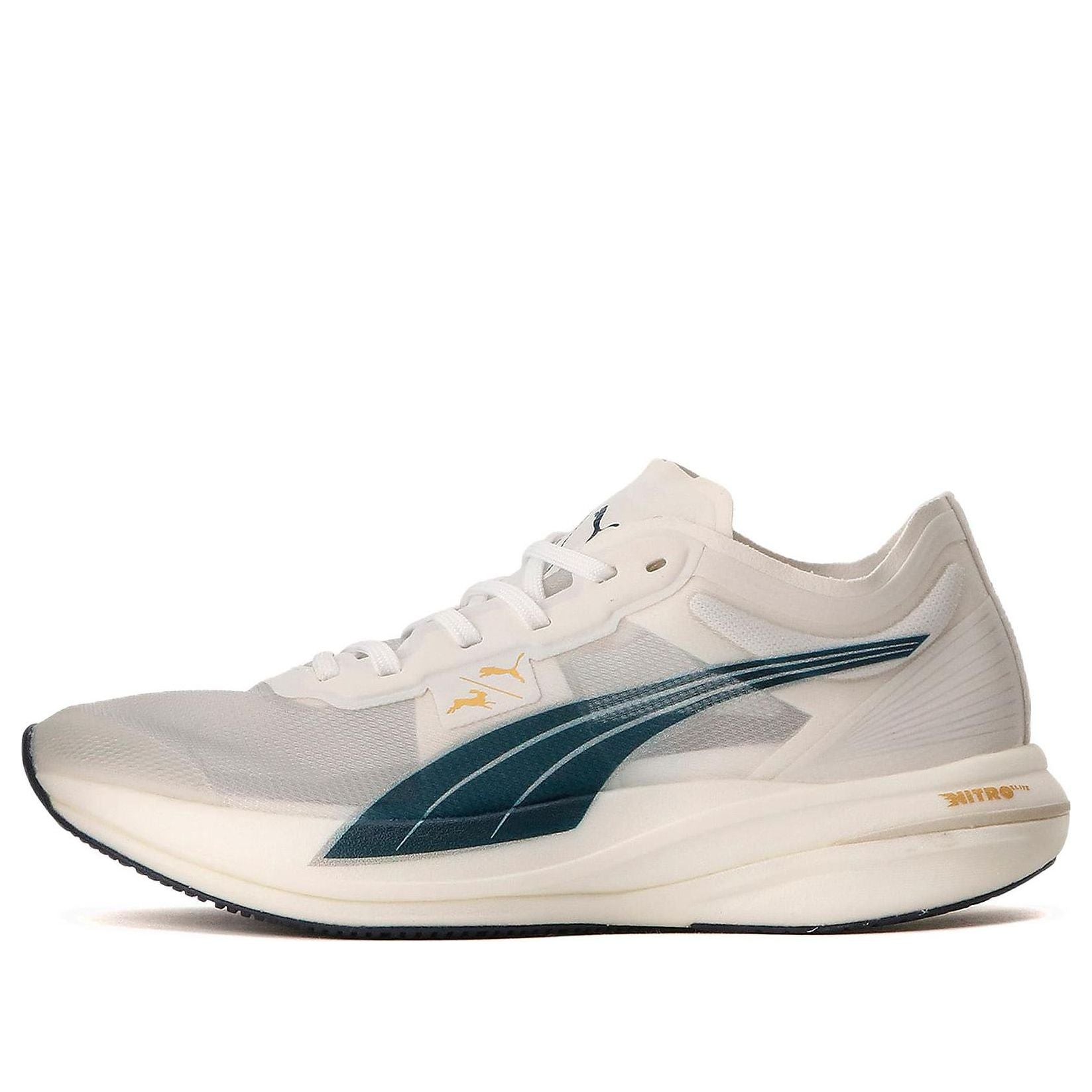 (WMNS) PUMA Tracksmith x Deviate Nitro Elite Racer 'White Peacoat' 377279-01