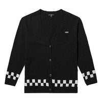 (WMNS) Vans Lowcheck Cardigan Sweater 'Black' VN000FXHBLK
