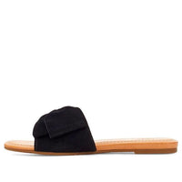 (WMNS) UGG Deanne Black Slippers 1109971-BLK