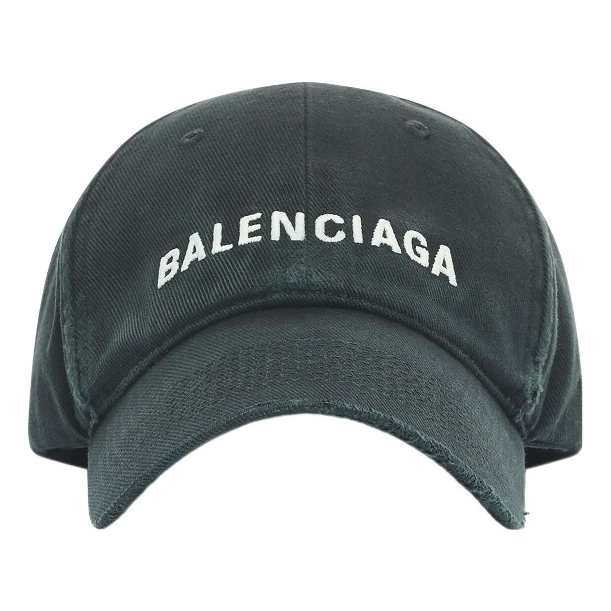 (WMNS) Balenciaga Logo Front Cap Glow In The Dark 'Black' 673319410B21099