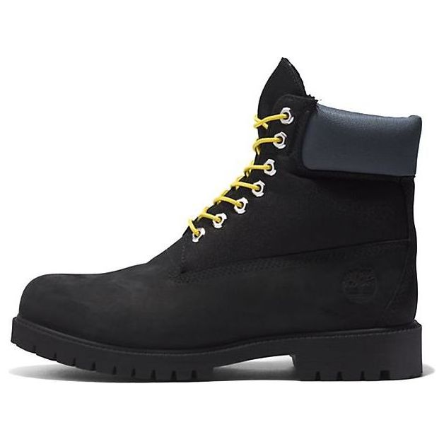 Timberland Heritage 6 Inch Waterproof Boots 'Black Regenerative Leather' A5RVZ015