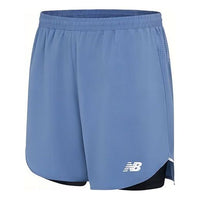 New Balance Q Speed 6 Inch 2-in-1 Short Asia Sizing 'Mercury Blue' MS33282-MYL
