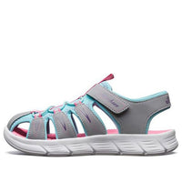 (GS) Skechers C-Flex Sandal 'Grey Turquoise' 86939L-GYTQ
