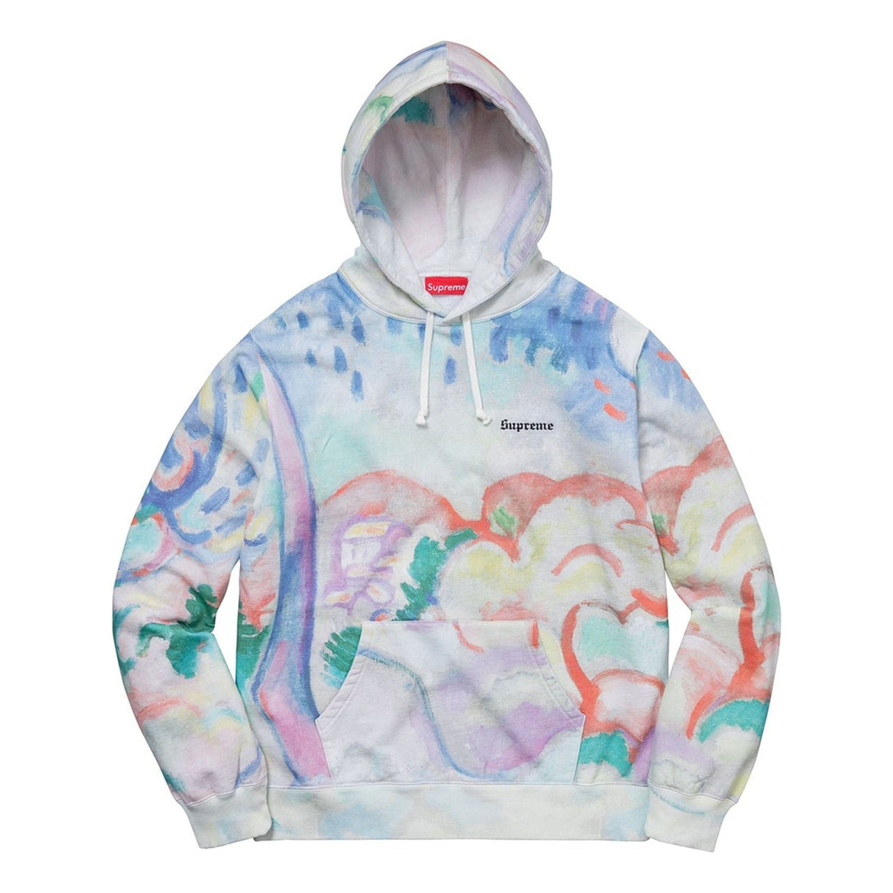 Supreme SS18 Landscape Hooded Sweatshirt Multicolor SUP-SS18-559