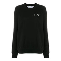(WMNS) Off-White Basic Logo Loose Pullover Black Hoodie OWBA055E20FLE0021001