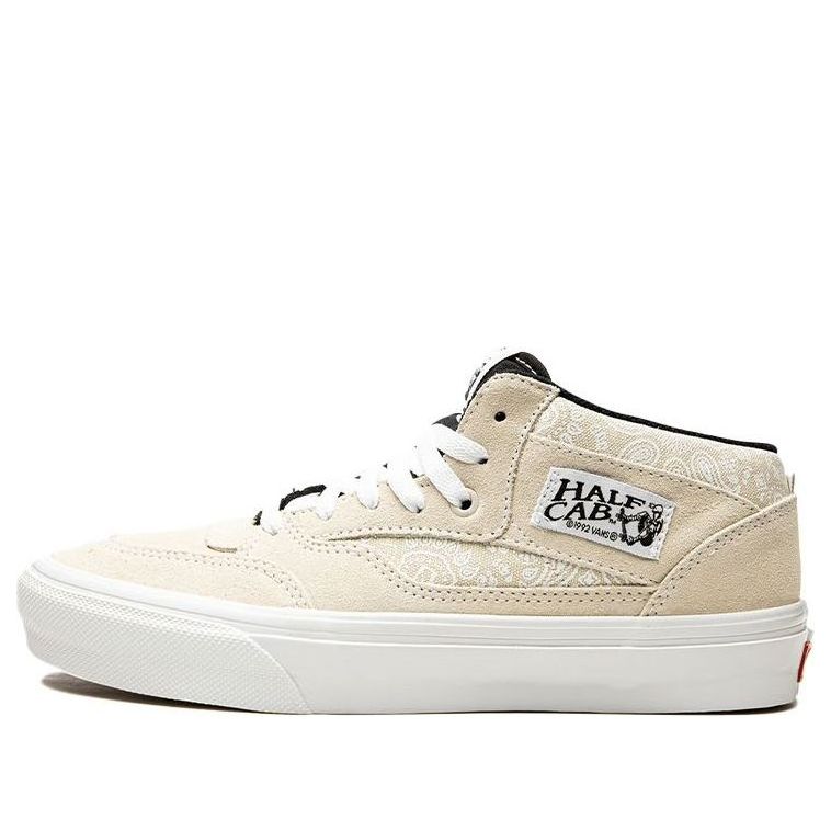 Vans Unisex Half Cab '92 Sneakers Multi-color 'Cream White Black' VN0A5KYA670