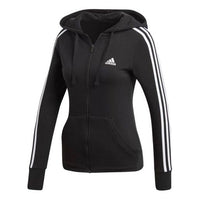 (WMNS) adidas Hooded Track Jacket Black S97065