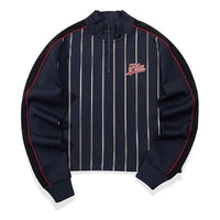 (WMNS) Fila Stand Collar Zipper Hoodie Blue T11W032210F-NV