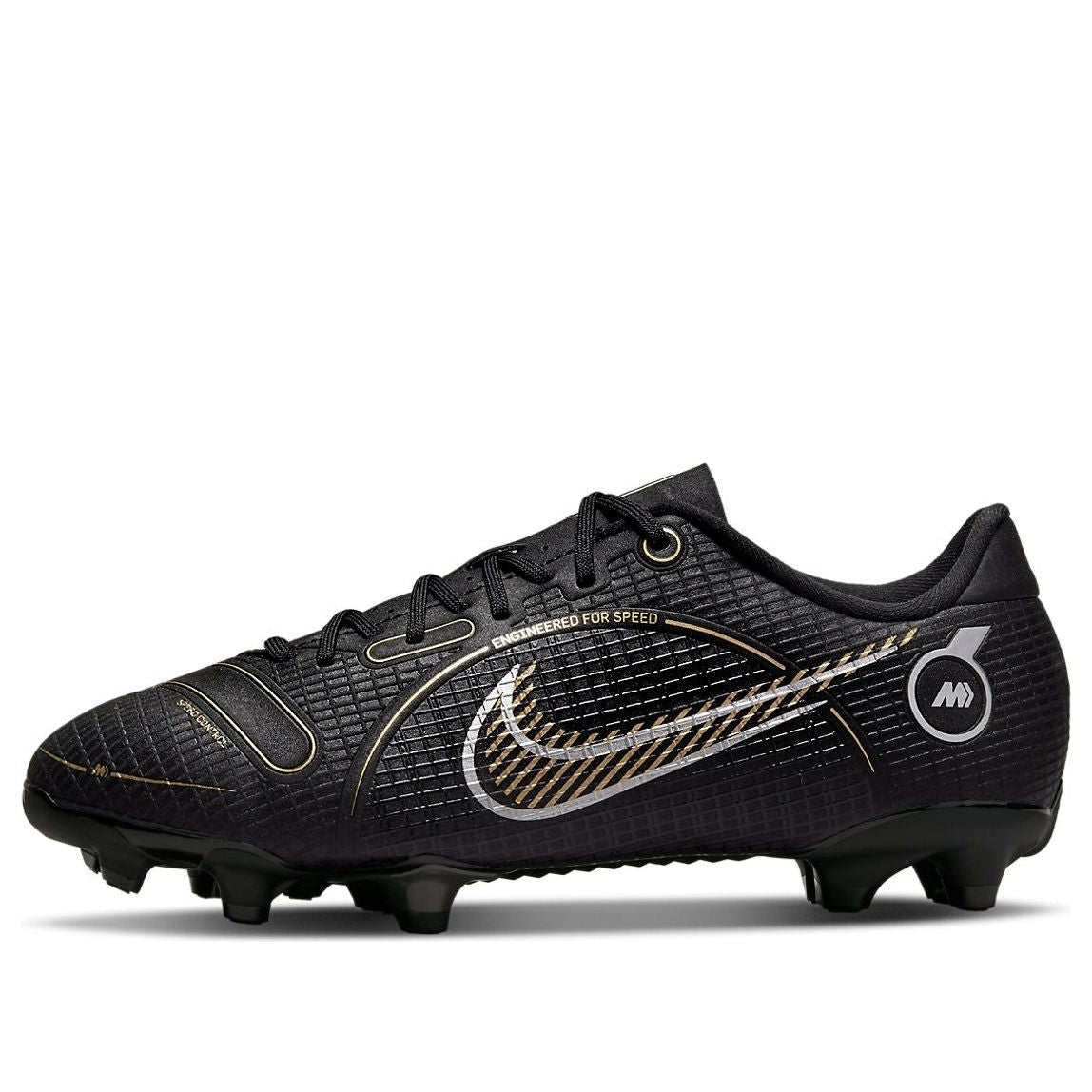 (GS) Nike Mercurial Vapor 14 Academy MG 'Black Metallic Gold' DJ2856-007