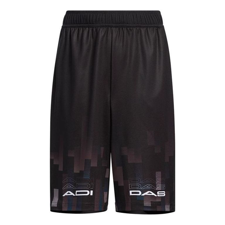 (GS) adidas Junior Professional Sports Training Shorts 'Black' HE2548