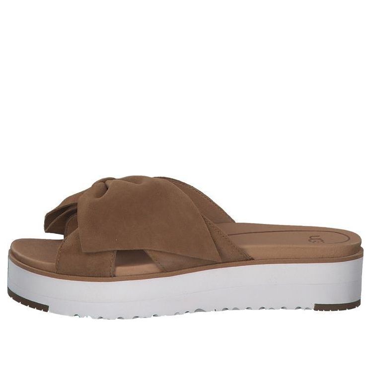 (WMNS) UGG Bow Open Toe Slippers 1099803-CHE