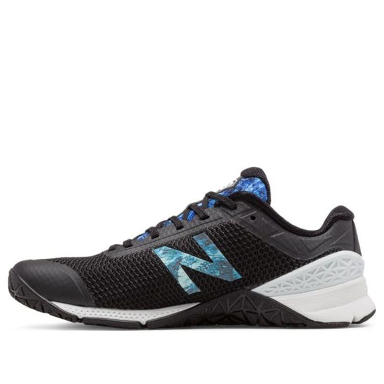 (WMNS) New Balance Minimus 40 Series Running Shoes Black/Blue WX40MB
