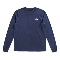 THE NORTH FACE Urban Exploration FlashDry Black Series Logo Embroidered Long Sleeve Tee Blue 46KH-H2G
