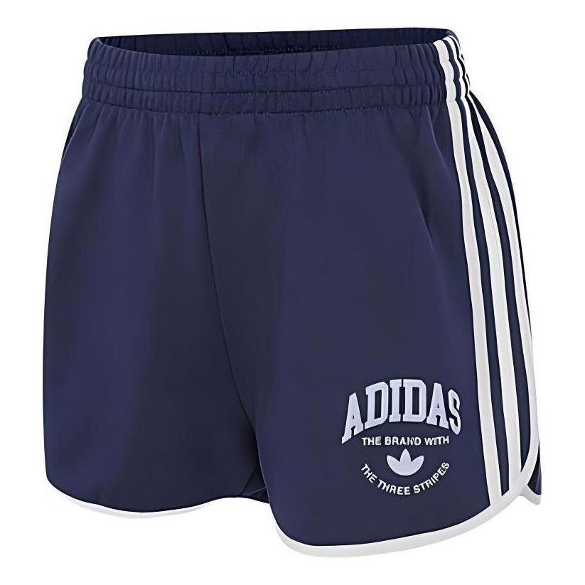 (WMNS) adidas VRC Shorts Asia Sizing 'Navy White' JH1224