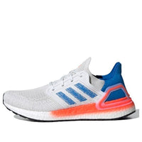 adidas Ultraboost 20 'Crystal White Glow Blue Solar Red' EG0708