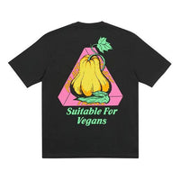 PALACE Nein Cheese Neinegg T-Shirt Pattern Cartoon Short Sleeve Unisex Black PAL-SS21-002