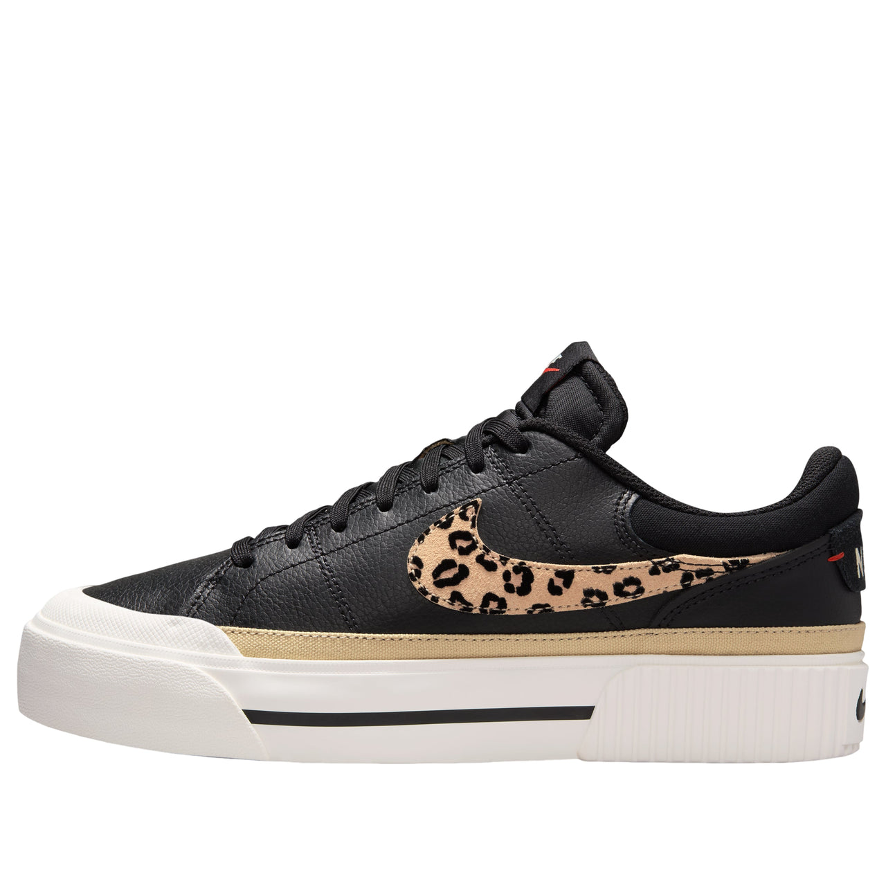 (WMNS) Nike Court Legacy Lift 'Leopard Black' HF9548-001