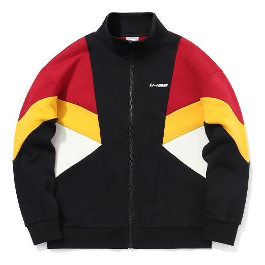 Li-Ning Sports Fashion Series Loose Cardigan Black AWDQA97-1