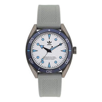 adidas Unisex Gray Silicone Strap Watch 'Grey White' AOFH220032I