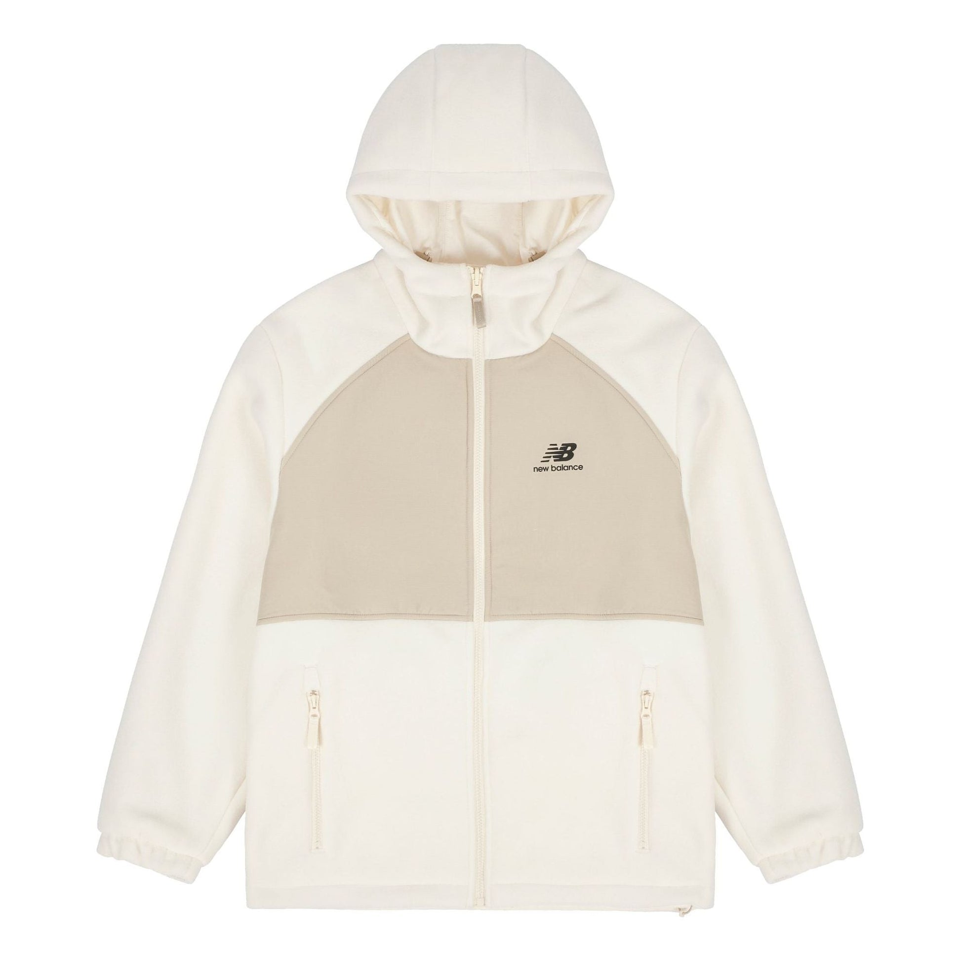 New Balance hooded Casual Jacket Couple Style White AMJ13383-MSU