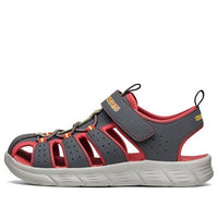 (GS) Skechers C-Flex Sandal 'Grey Red' 97810L-CCRD