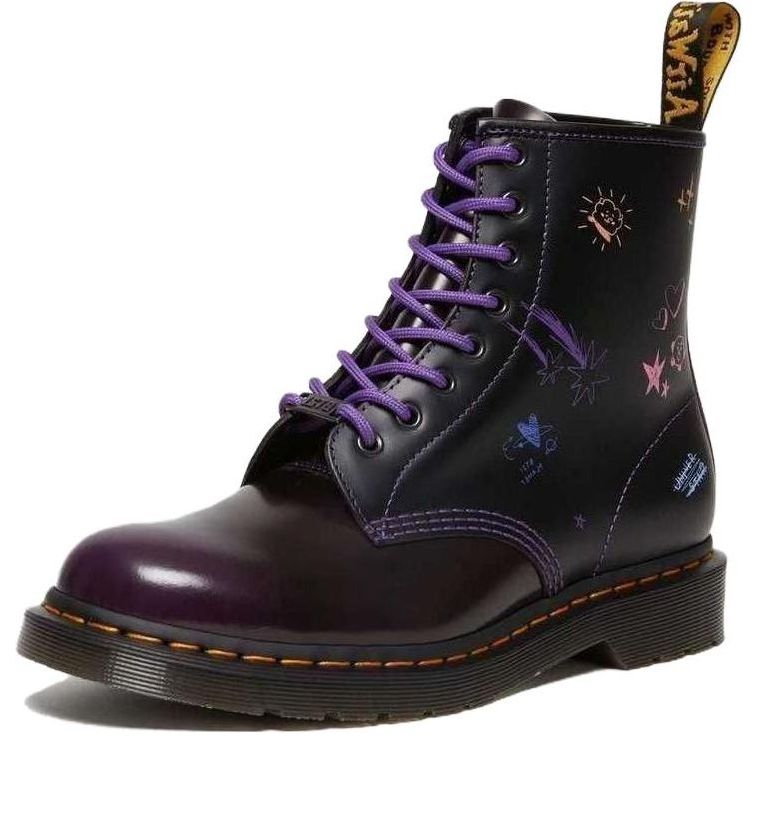 Dr. Martens x BT21 1460 Leather Boots 'Purple' 30069511