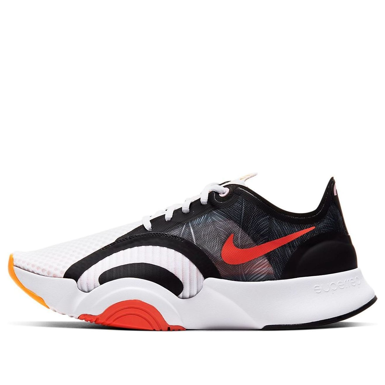 (WMNS) Nike SuperRep Go 'White Black Team Orange' CJ0860-181
