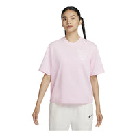 (WMNS) Nike Sportswear Boxy T-Shirt Asia Sizing 'Pink' HM4581-663