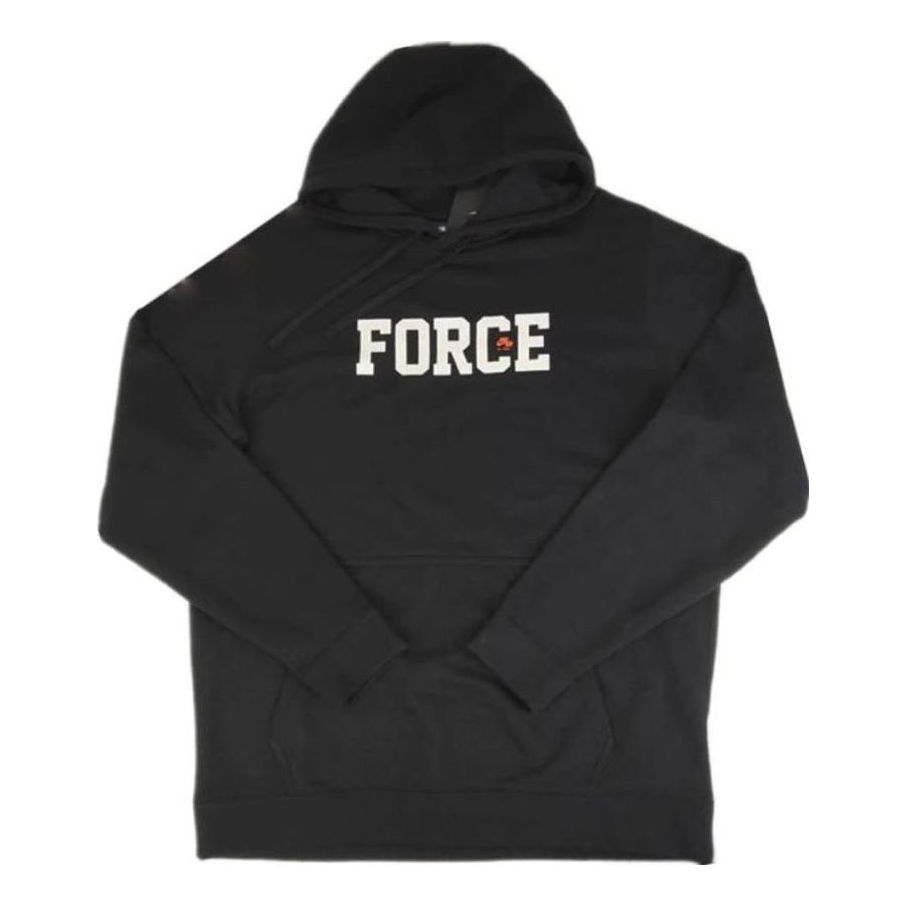 Nike Air Force Logo Hoodie 'Black' AV3560-010