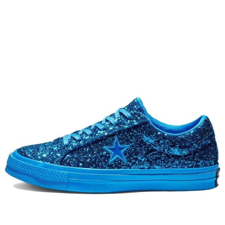 Converse One Star Shoes Blue 162619C