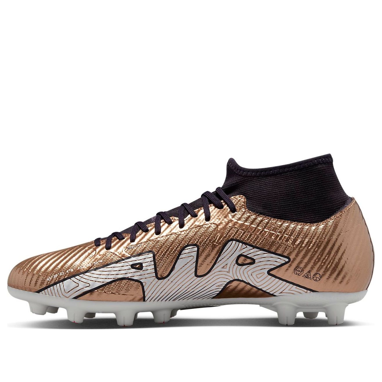 Nike Mercurial Superfly 9 Academy HG 'Gold Black White' DV8184-810